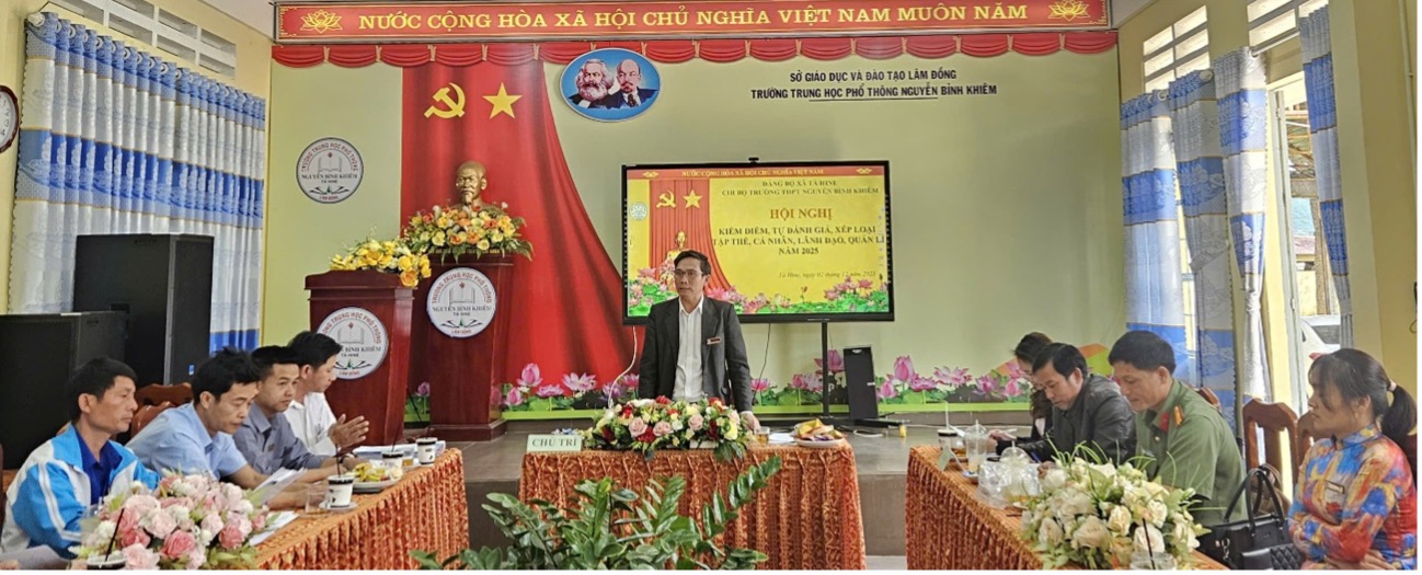 HỘI NGHỊ KIỂM ĐIỂM, ĐÁNH GIÁ, XẾP LOẠI TẬP THỂ, CÁ NHÂN, LÃNH ĐẠO, QUẢN LÝ NĂM 2025