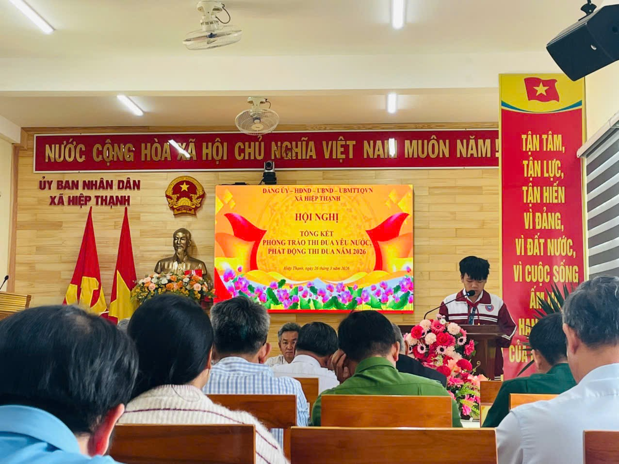 NGUYỄN LÊ HỒNG KHÁNH – BÔNG HOA ĐẸP TRONG VƯỜN HOA THI ĐUA YÊU NƯỚC XÃ HIỆP THẠNH NĂM 2025