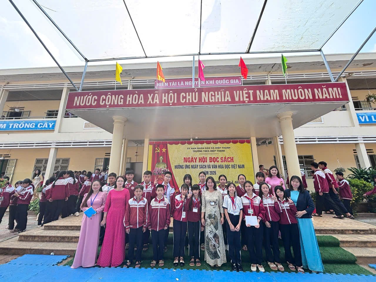 NGÀY HỘI ĐỌC SÁCH NĂM 2026 TẠI TRƯỜNG THCS HIỆP THẠNH:  LAN TỎA TÌNH YÊU VÀ TRI THỨC TỪ NHỮNG TRANG SÁCH